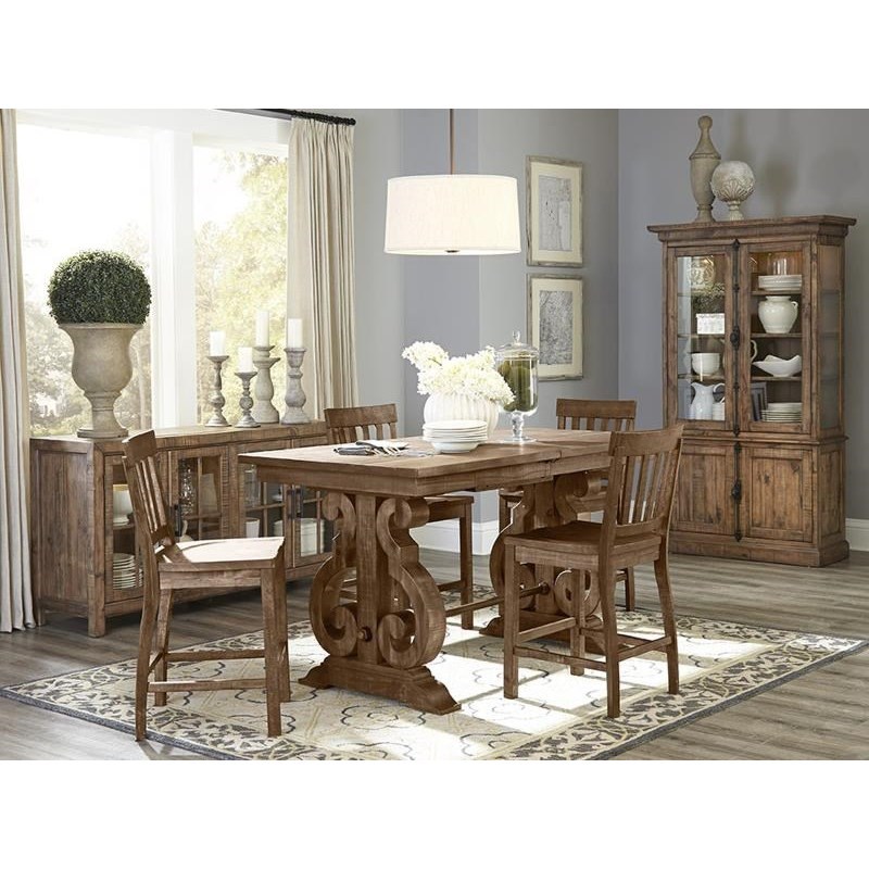 Dining table set with china cabinet online